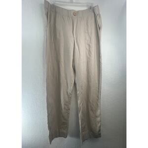 Denim & Co Women's Linen Pants size M